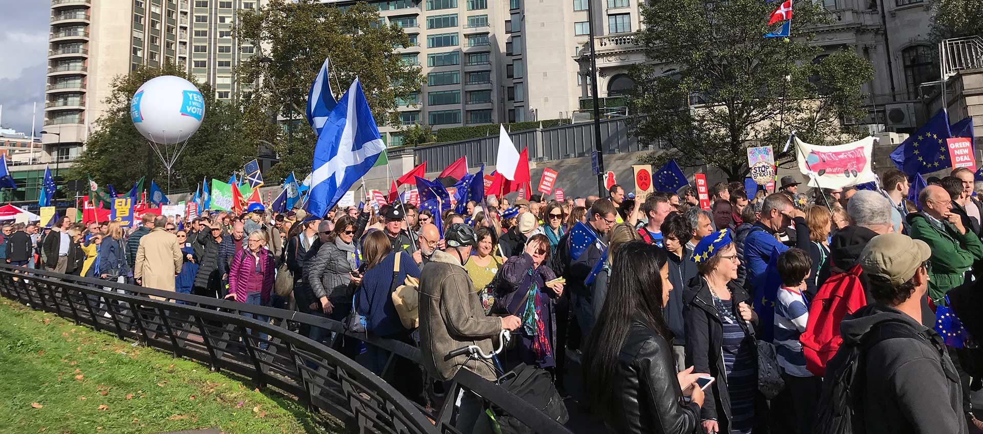AntiBrexit demonstration 19th October 2019
